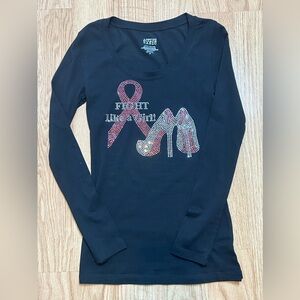 Sz Small - NWOT- Rhinestone Tee